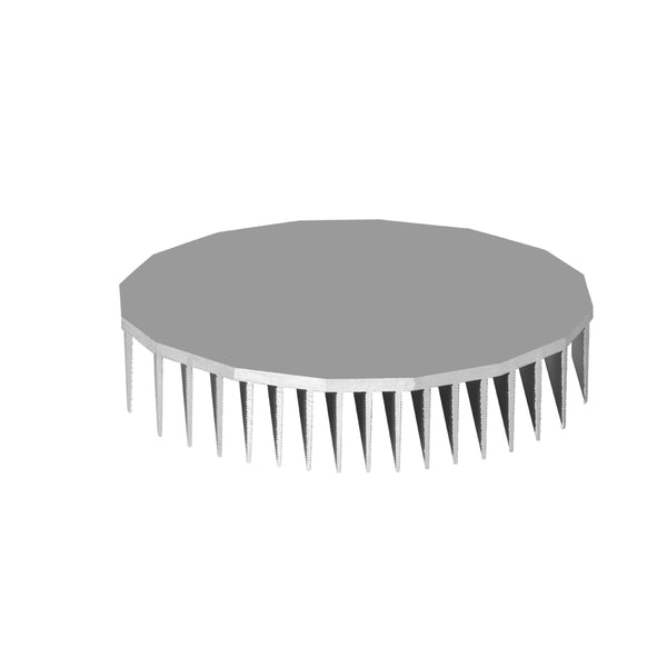 Diameter 6.5'' (165mm) H:1.38'' (35mm)