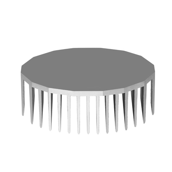 Diameter 6.5'' (165mm) H:2.17'' (55mm)