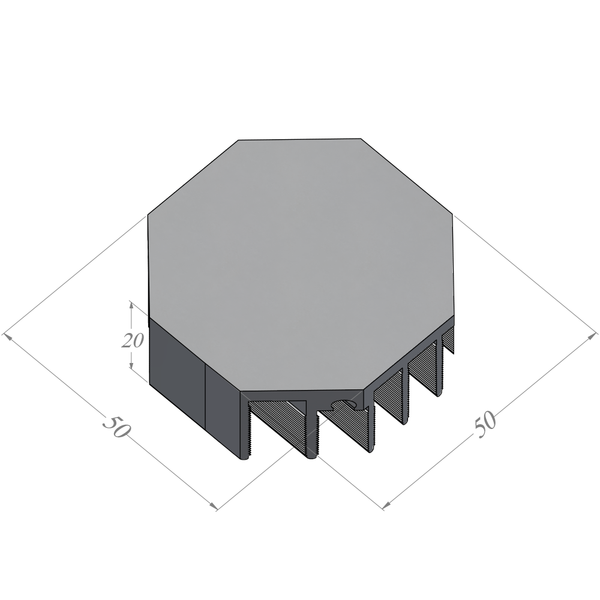 Diameter 1.97'' (50mm) H:0.79'' (20mm)
