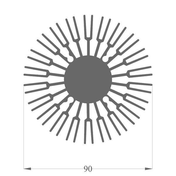 Diameter 3.54" (90mm)