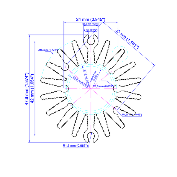 Diameter 1.87" (47.60mm)