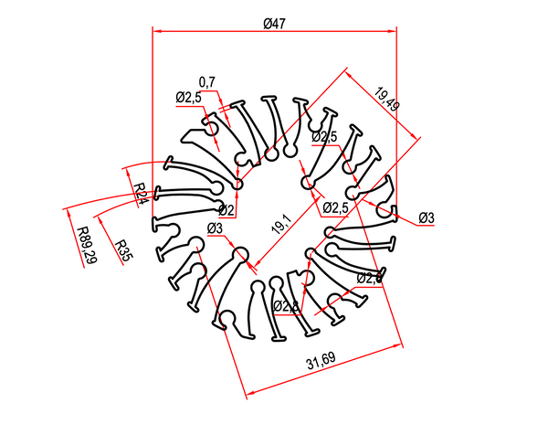 Diameter 1.85" (47mm)