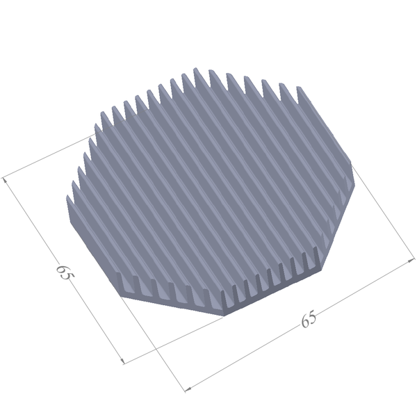 Diameter 2.56'' (65mm) H:0.39'' (10mm)