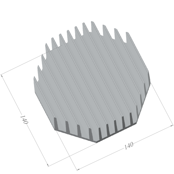 Diameter 5.51'' (140mm) H:2.17'' (55mm)