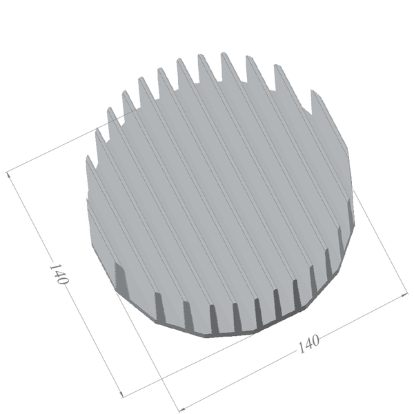 Diameter 5.51'' (140mm) H:2.17'' (55mm)