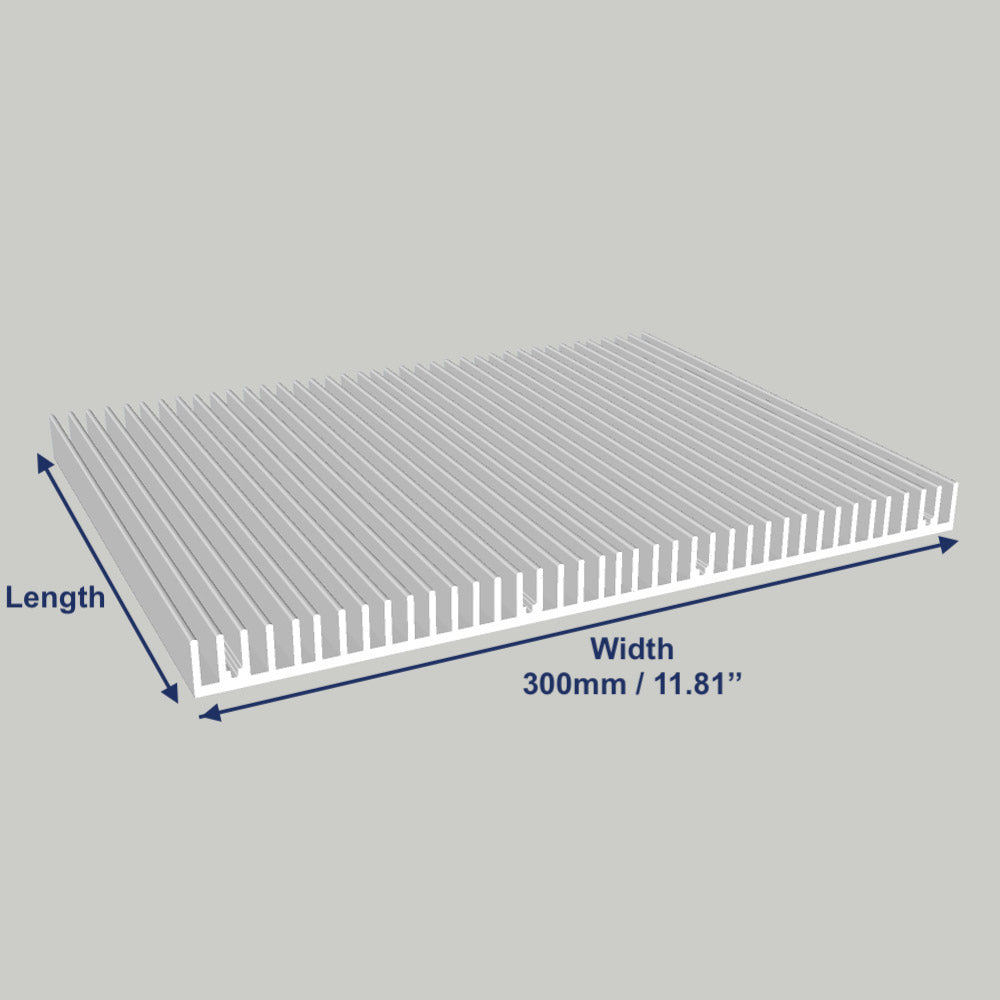 11.811'' (300mm) Wide Heatsink (1064AS) – HEATSINKONLINE