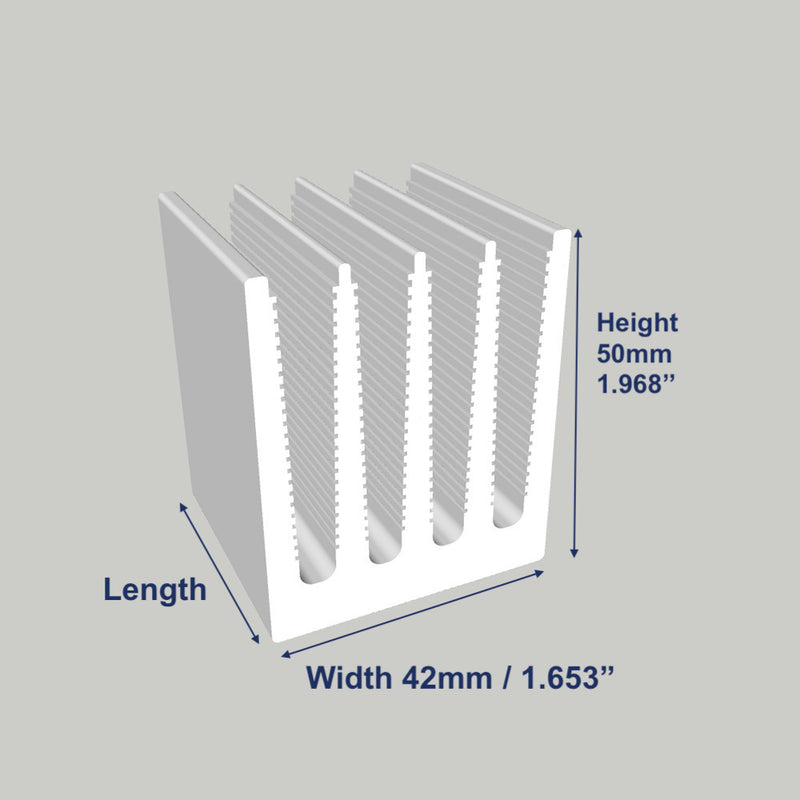 1.654'' (42mm) Wide Heatsink (1353AS)