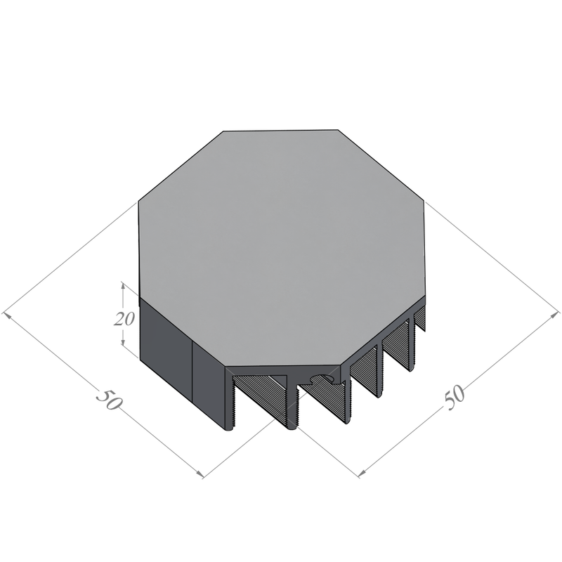 Diameter 1.97'' (50mm) H:0.79'' (20mm)