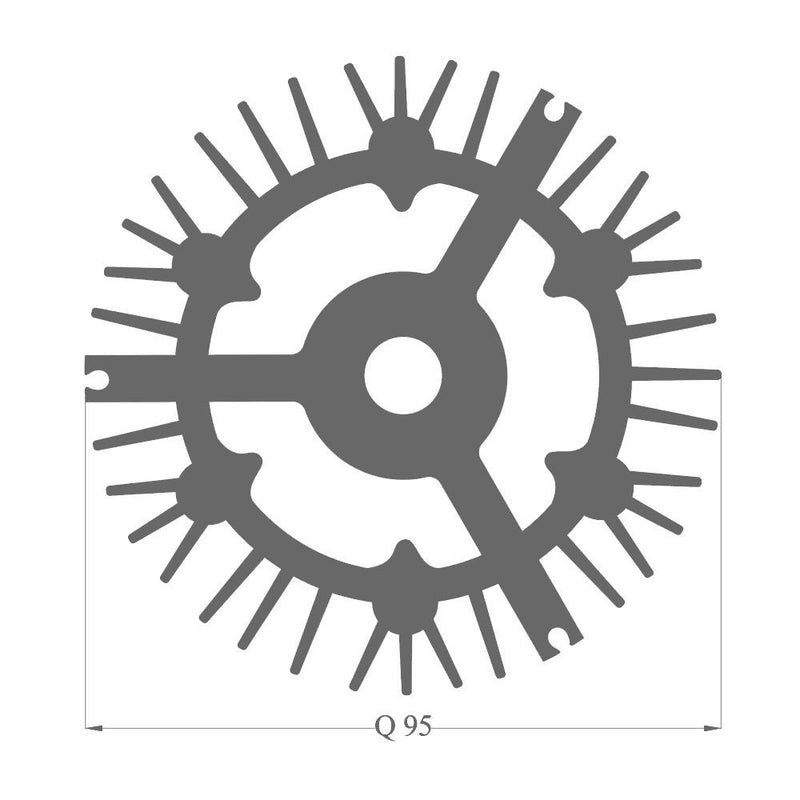 Diameter 3.74" (95mm)