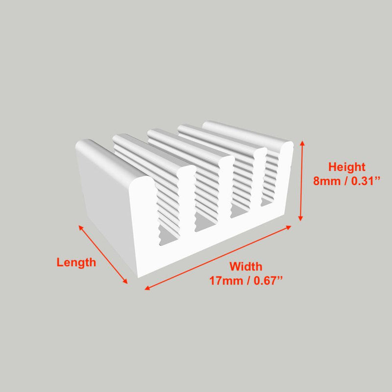 W:0.67'' (17mm) H:0.31'' (8mm)