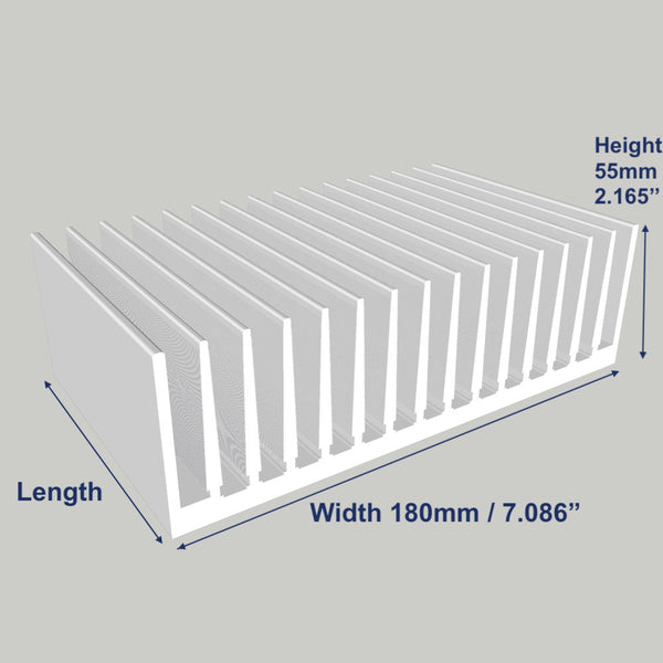 7.087'' (180mm) Wide Heatsink (266AS)