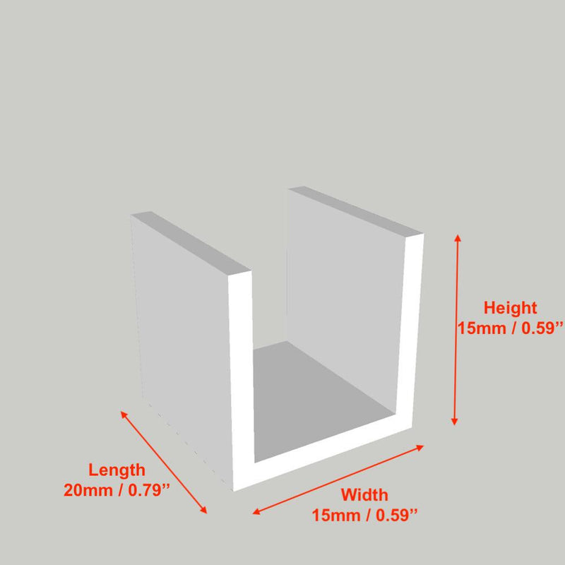 W:0.59'' (15mm) H:0.59'' (15mm)