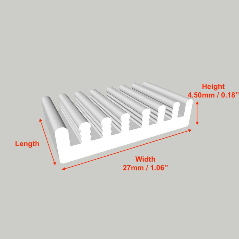 W:1.06'' (27mm) H:0.18'' (4.5mm)