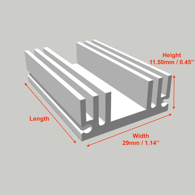 W:1.14'' (29mm) H:0.45'' (11.50mm)