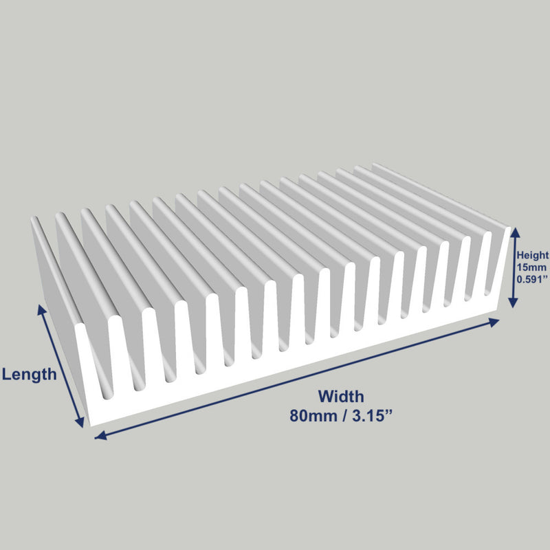 3.15'' (80mm) Wide Heatsink (562AS)