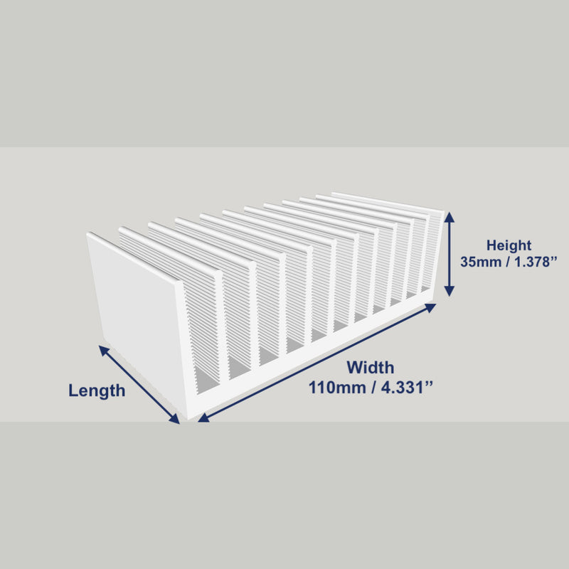 4.331'' (110mm) Wide Heatsink (760AS)