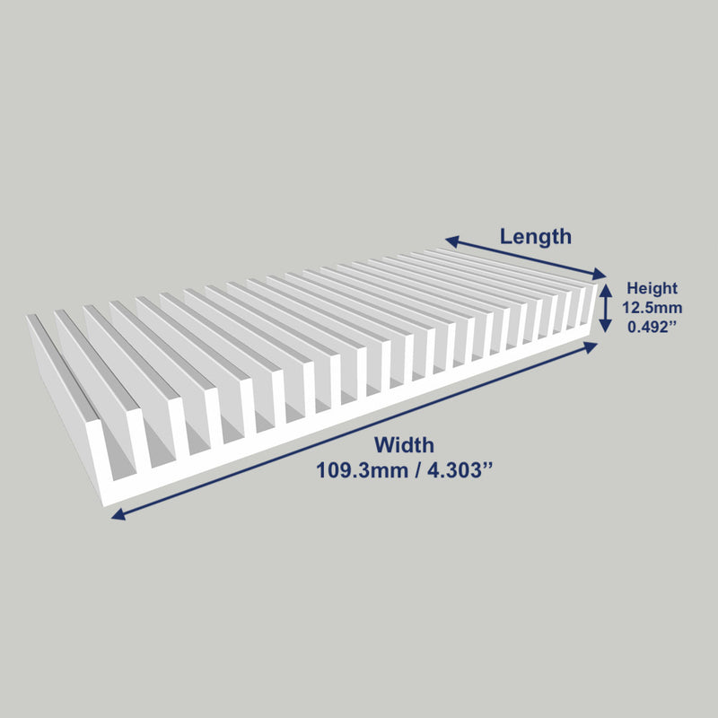 4.303'' (109.3mm) Wide Heatsink (851AS)