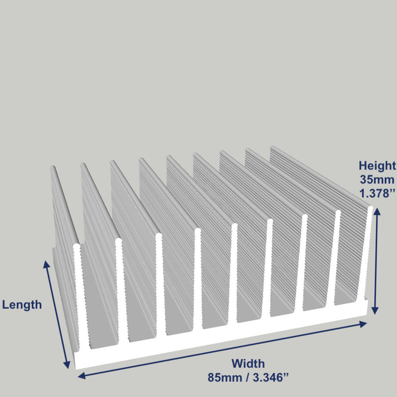 3.346'' (85mm) Wide Heatsink (860AS)