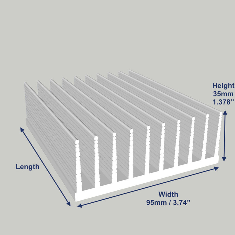3.74'' (95mm) Wide Heatsink (960AS)